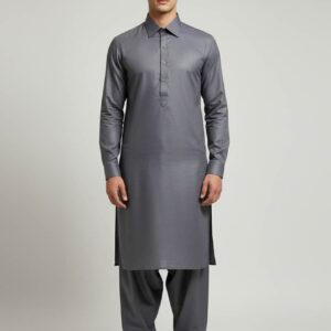 Premium-Slate-Blue-Shalwar-Kameez-for-Men-Stylish-Cotton